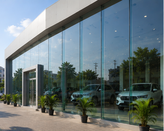 Showroom Glass Heat Reduction Film