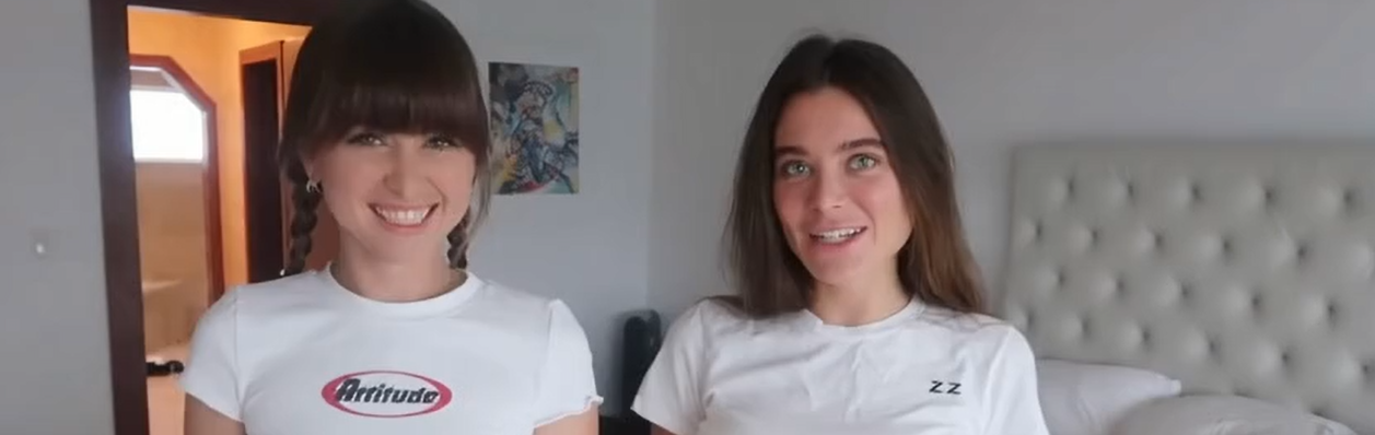 Riley reid,Lana Rhoades Two Girls Showing Boobs