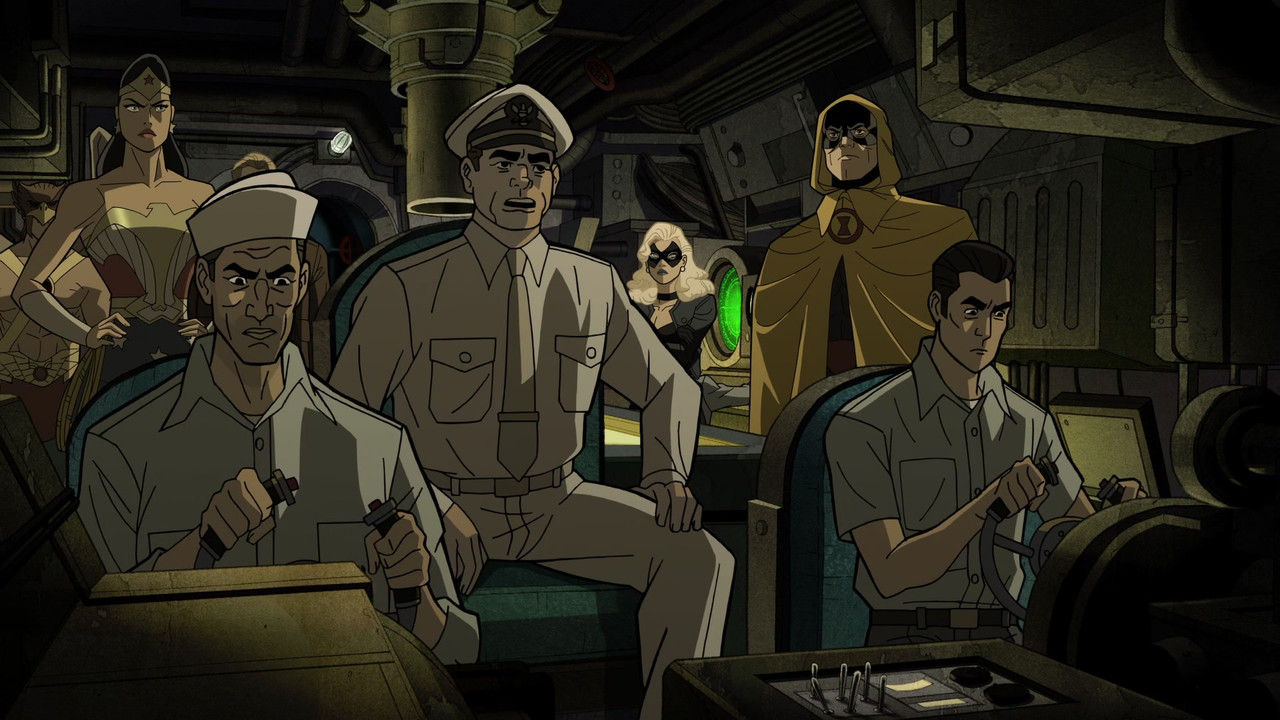 Justice Society World War II (2021) + Extras (1080p BluRay x265 HEVC 10bit EAC3 5.1 English + French + German + Spanish SAMPA) [QxR]