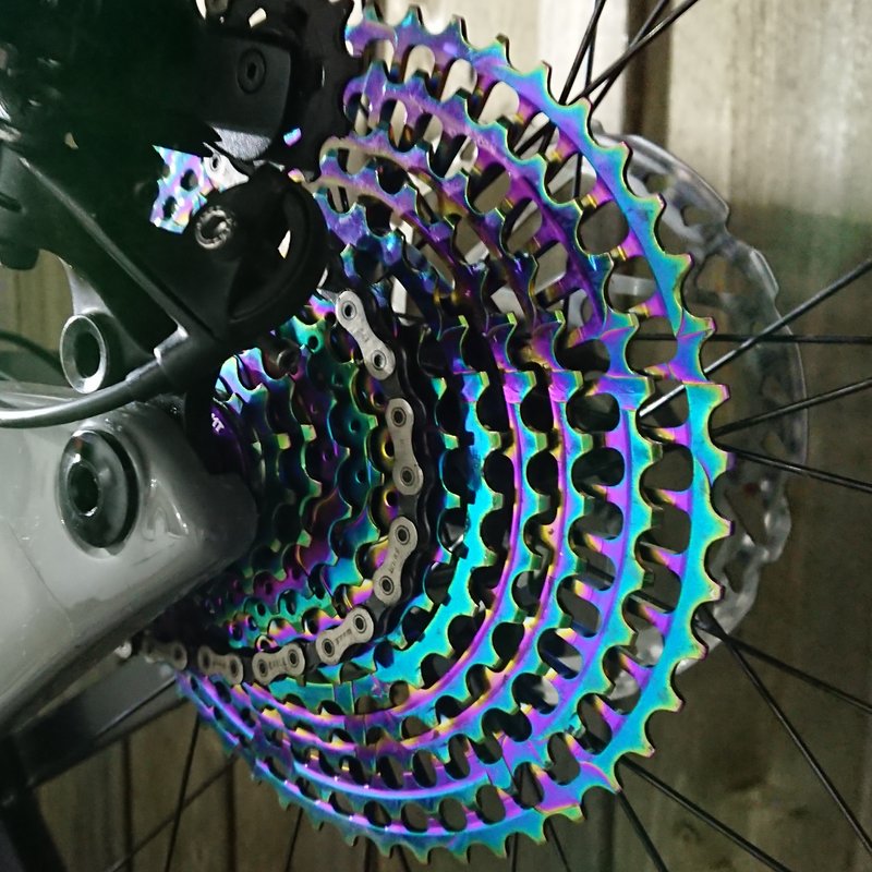 Bling bling, I've also got a matching chainring!