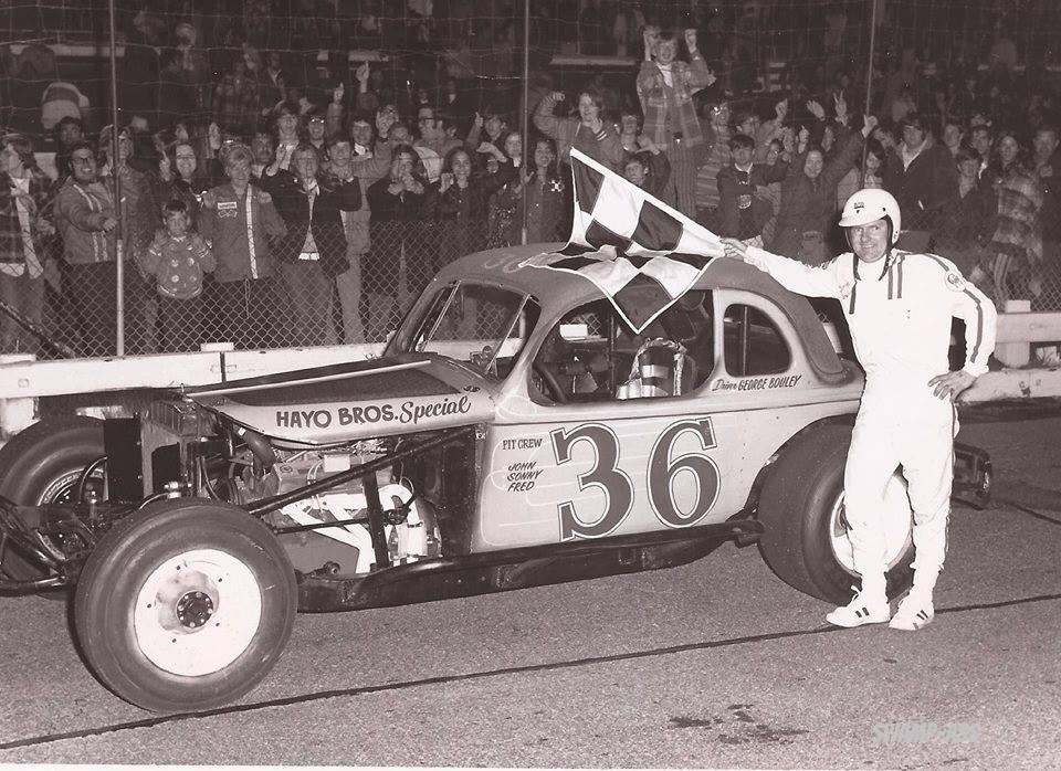 George Bouley 36 5W  Coupe Win Flag Draped