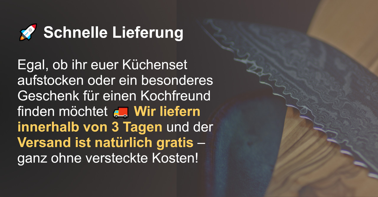 Schnelle Lieferung
