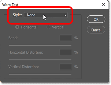 photoshop-warp-text-dialog-box