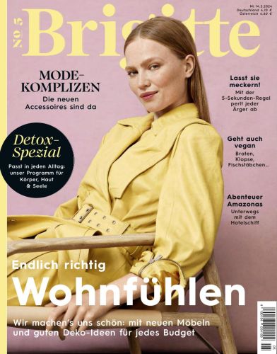 Cover: Brigitte Frauenmagazin No 05 vom 14  Februar 2024