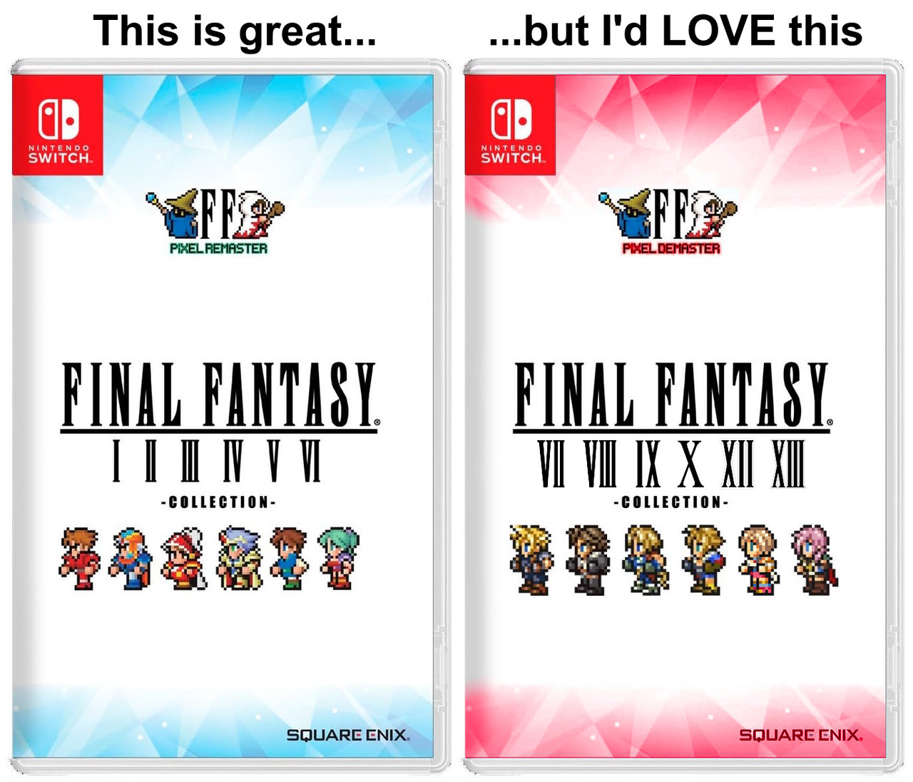 Sure, remakes are cool 'n all… but what games do you think would