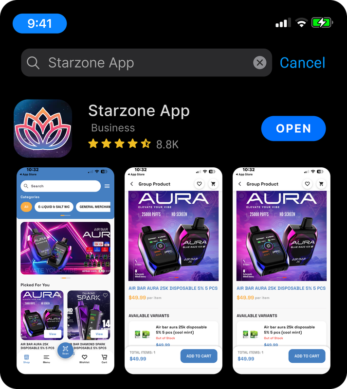 Starzone App Banner