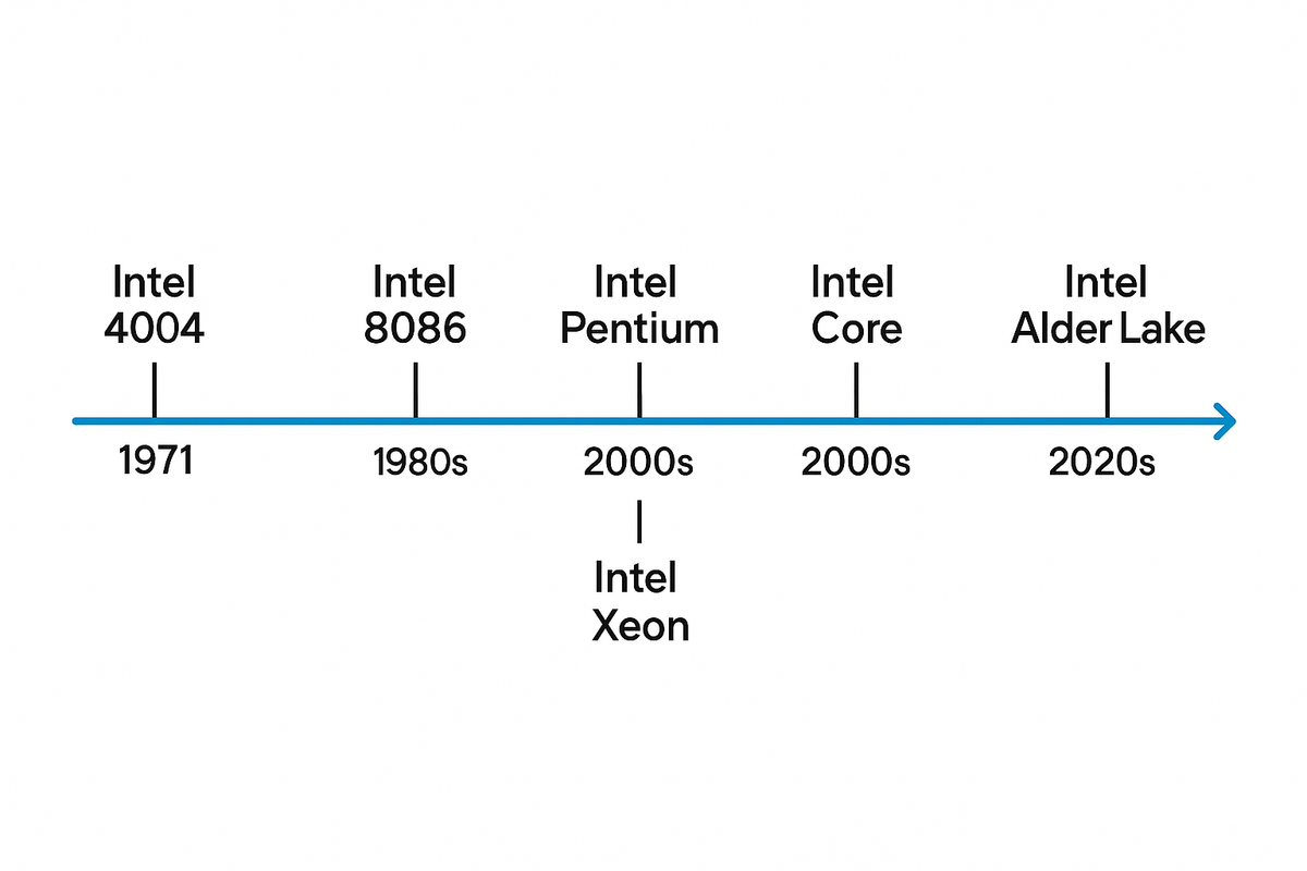 A Saga dos Processadores Intel: De um Chip de Calculadora ao Monstro dos Data Centers