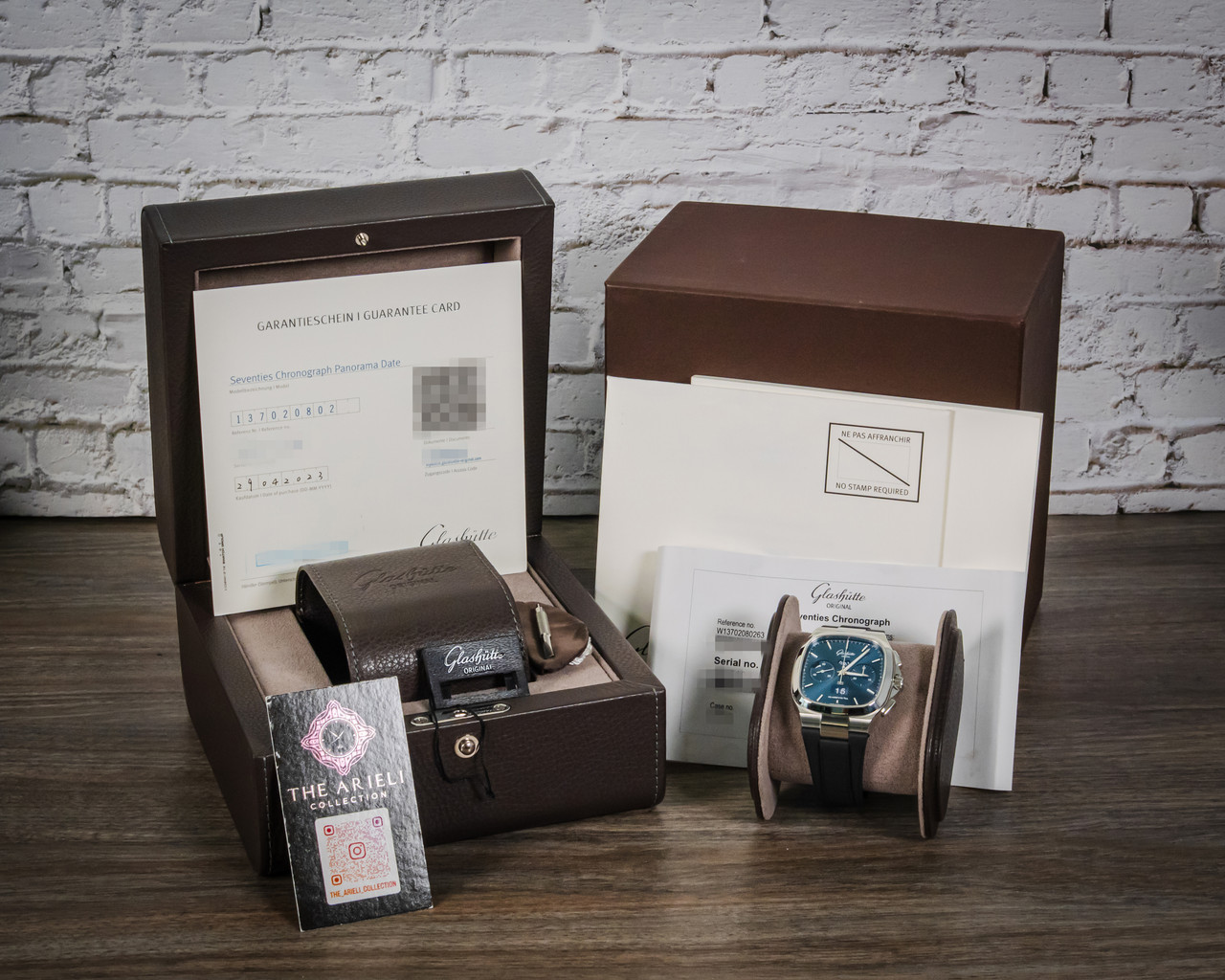 FSOT: Glashütte Original Seventies Chronograph Panorama Date – BOX & PAPERS – 1-37-02-08-02-63 image 2