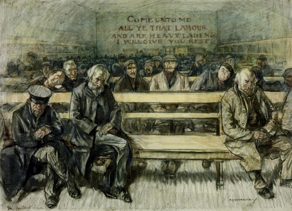 Archibald_Standish_Hartrick_Ławka_pokutna_1904