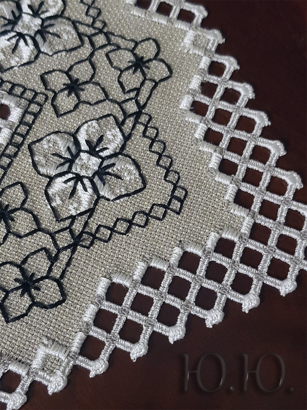 Салфетка цветы3