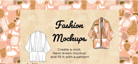 Fashion Mockups: Create a Vivid, Hand Drawn Mockup and Fill It With a Pattern