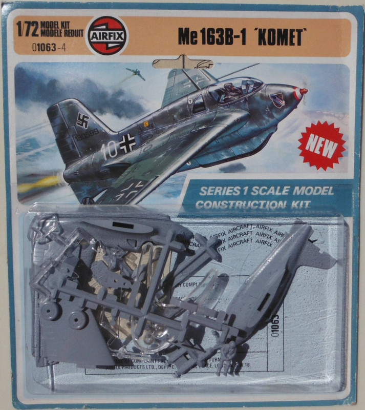 Airfix 72 Messerschmitt Me 163B-1 Komet (01063-4)