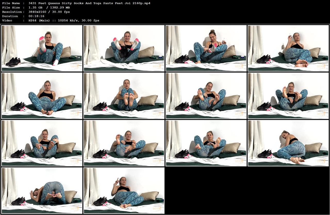 3431 Feet Queens Dirty Socks And Yoga Pants Feet Joi 2160p mp4