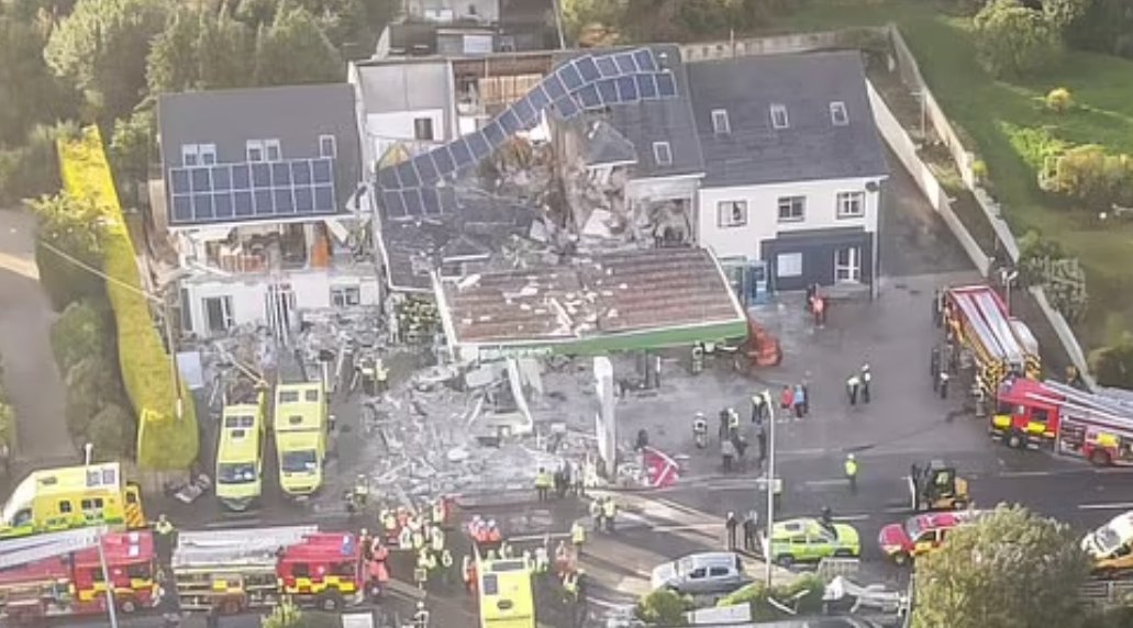 Explota gasolinera en Irlanda, hay 10 muertos y 8 heridos