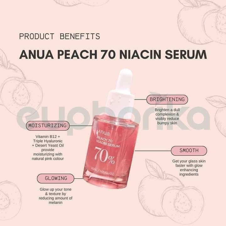 Anua Peach 70 Niacin Serum 30 mL. - image 2
