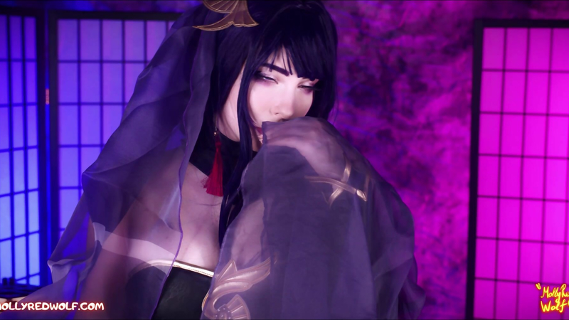 MollyRedWolf Likes Portraying Raiden Shogun As A Little Slut