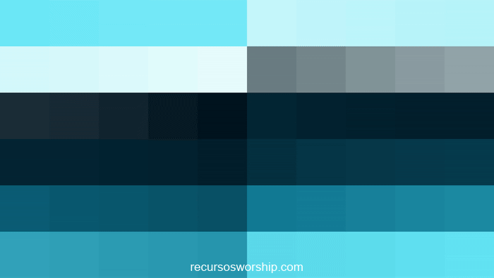 vj loop pixel blocks light blue teal horizontal bands