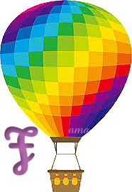 Globo Aerostático de Colores  F