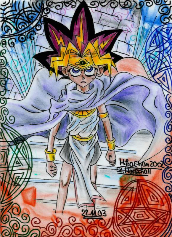 Hình vẽ Atemu (Yami Yugi) bộ YugiOh (vua trò chơi) - Page 3 1_Atemp_205