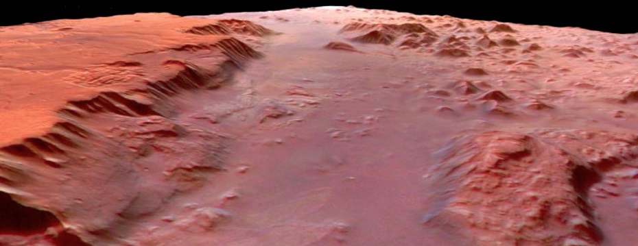 perspectiva Valles Marineris MARTE
