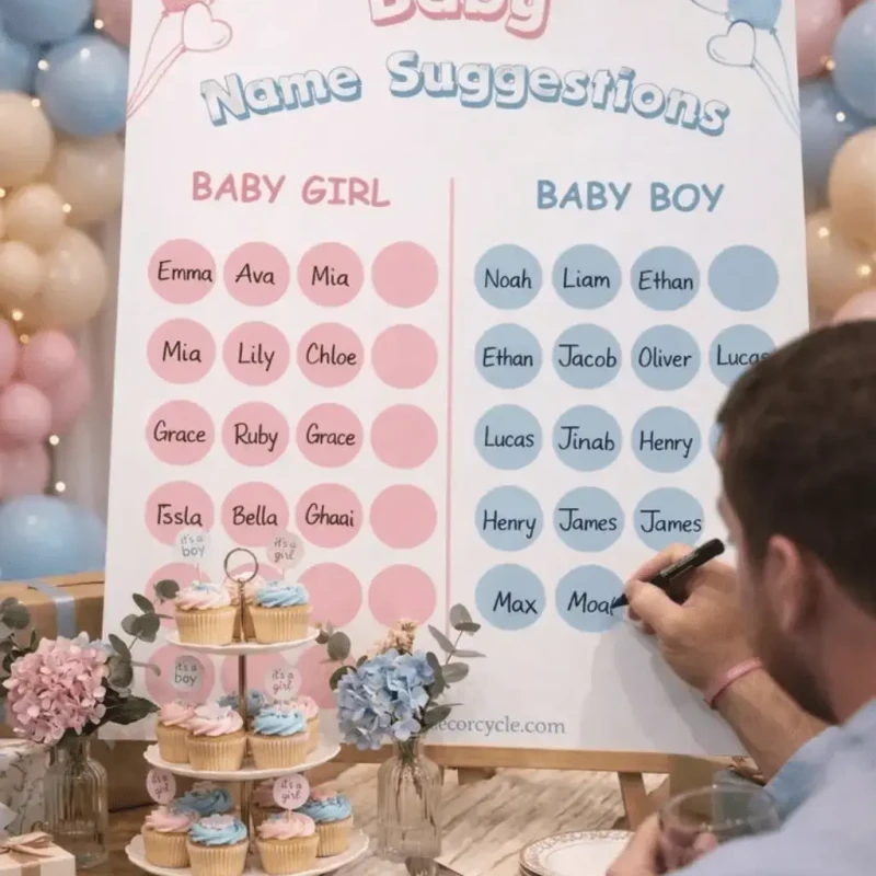 Baby shower games and activities