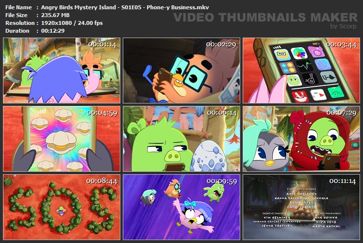 Angry Birds Mystery Island - S01E05 - Phone-y Business.mkv