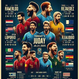 جدول مباريات اليوم الخميس 24 يوليو 2025