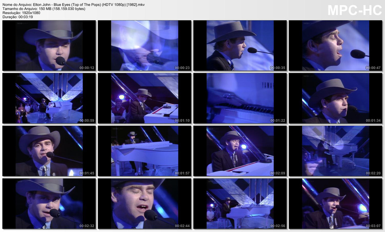 Elton John - Blue Eyes (Top of The Pops) (HDTV 1080p) [22.04.1982]