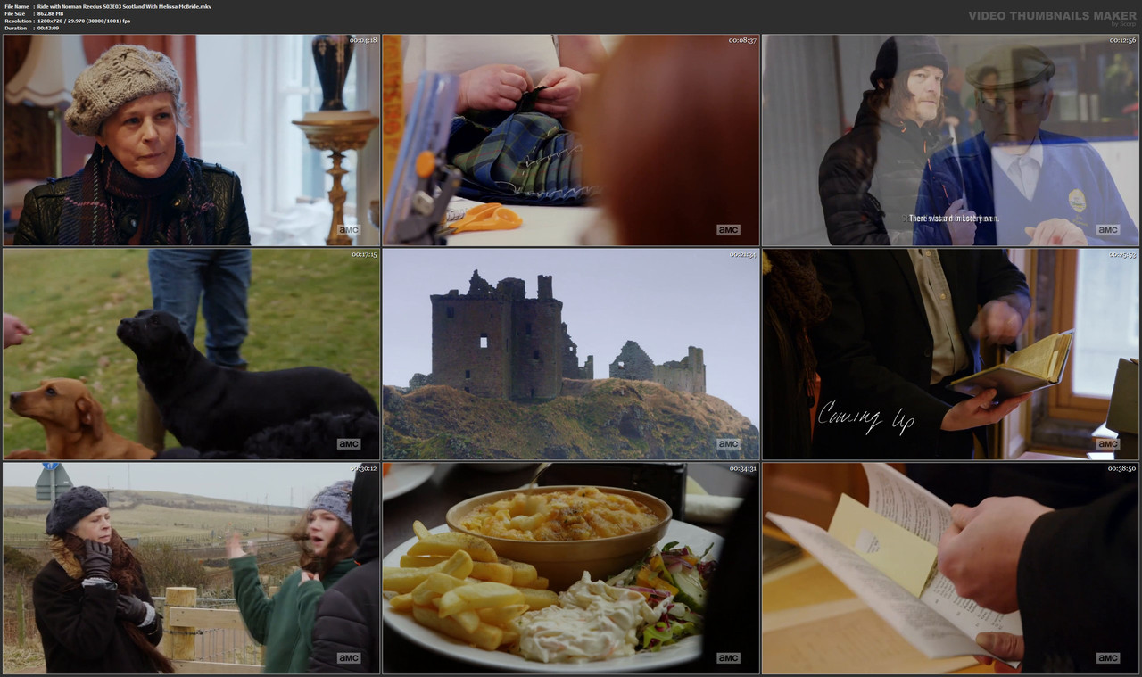 Ride with Norman Reedus S03E03 Scotland With Melissa McBride.mkv