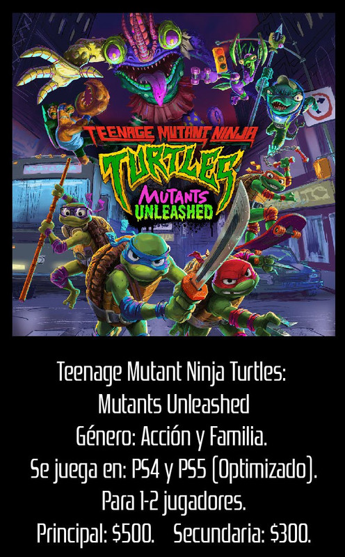Teenage Mutant Ninjas Turtles Mutants Unleashed