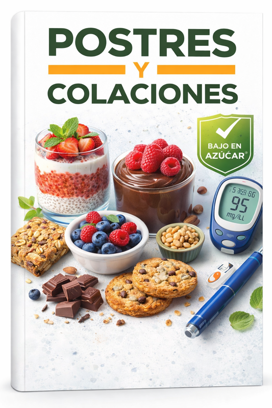 Postres y colaciones para diabéticos