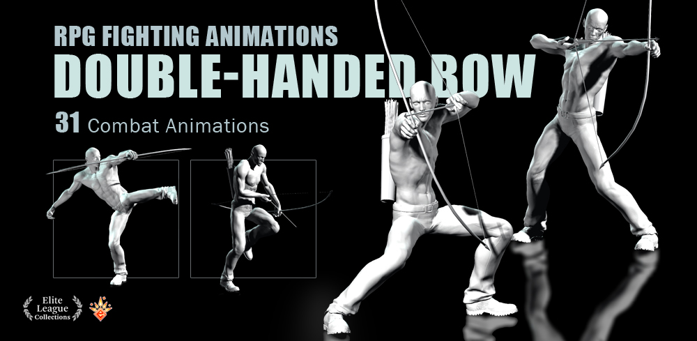 RPG Fighting Animations DOUBLE HANDED BOW