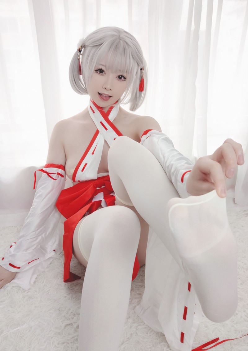 Asagiriai（愛ちゃん）巫女服自拍写真图集 40P 高清美图合集 (150MB)插图3
