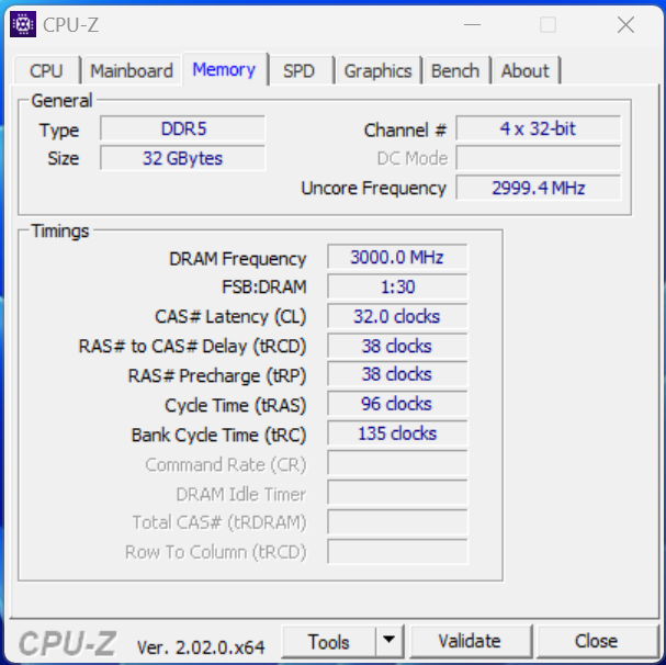 cpu-z ram