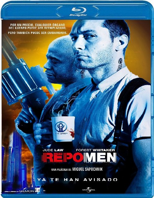 Portada - Repo Men [Full BluRay 1080p] [Cast/Ing/Fr/Ale/Ita/Ru DTS] [Sub:Varios] [C.Ficción] [2010]