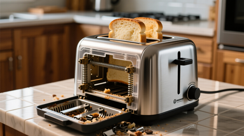 Почему тостер не фиксирует хлеб