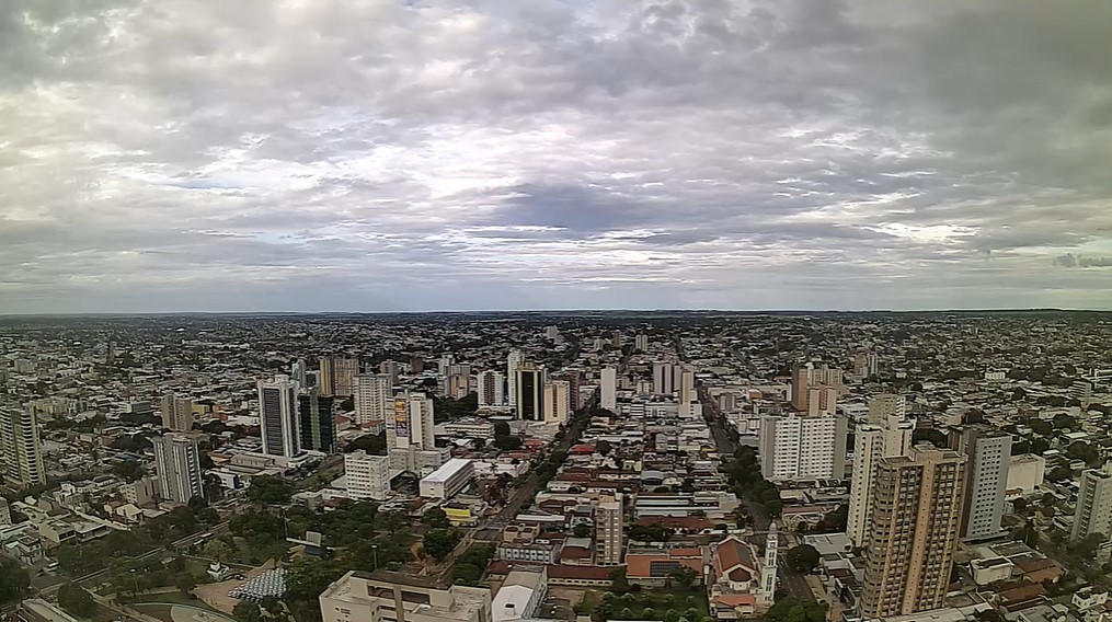 Campo Grande nesta manhã de segunda-feira