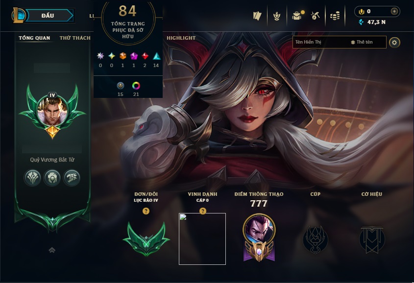 Acc LMHT # - Khung Lục Bảo