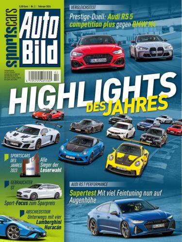 Cover: Auto Bild Sportscars Magazin No 02 2024