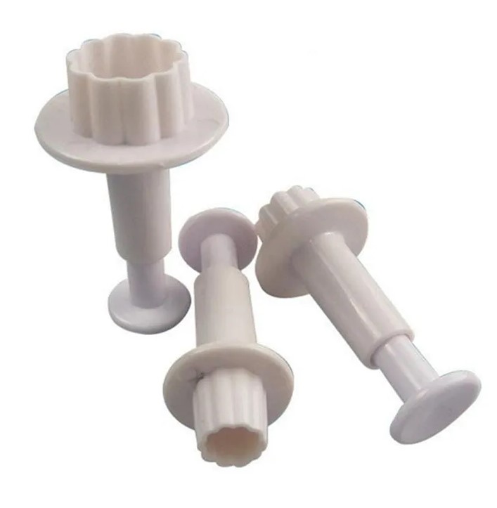 Set Molde círculo rizado expulsor para fondant porcelanicrón y arcilla