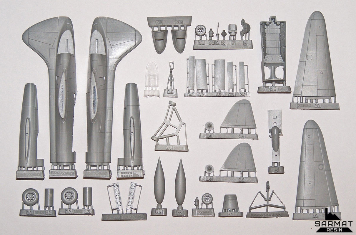 1/72 - Lockheed L-133 Starjet resin kit by Sarmat Resin/Models ...