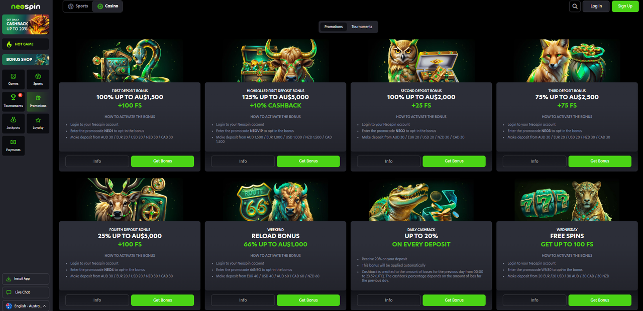 neospin-casino-bonuses