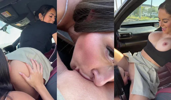 Caryn Beaumont Eating AliciaDavis’s Pussy In Public