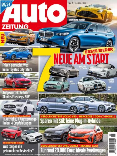 Cover: Auto Zeitung Magazin No 05 vom 14  Februar 2024