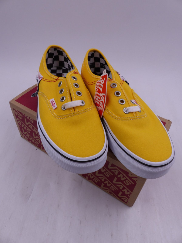 VANS AUTHENTIC HC DIY LEMON CHROME/TR WHT MENS 4.5 WMNS 6.0 VN0A4UUCC1AE