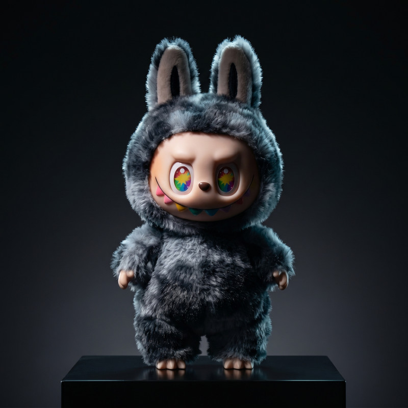 POP MART Labubu Grey V3 Secret ID Hidden Secret ID Grey Rare
