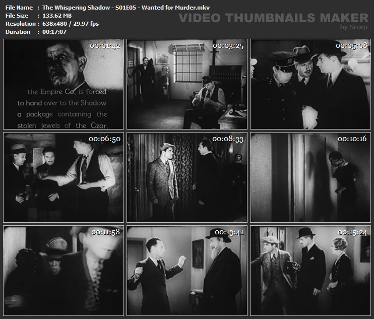 The Whispering Shadow - S01E05 - Wanted for Murder.mkv