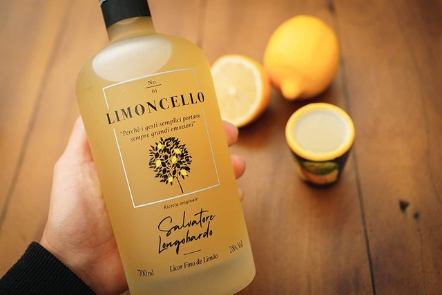 Limoncello Salvatore Longobardo Sabor Limão Siciliano 700ml