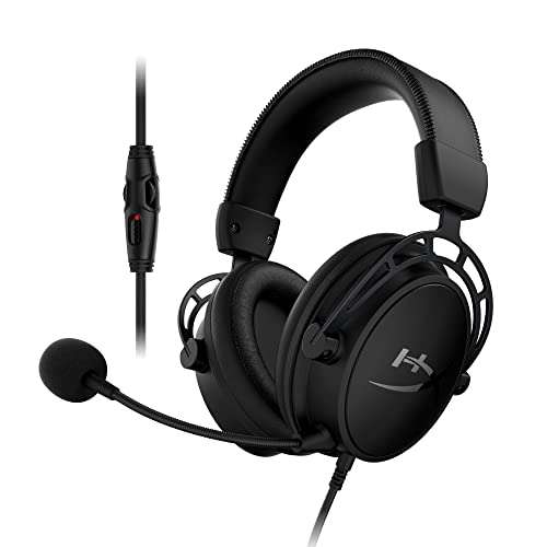 Amazon: Audífonos HyperX Cloud Alpha Black Pro 
