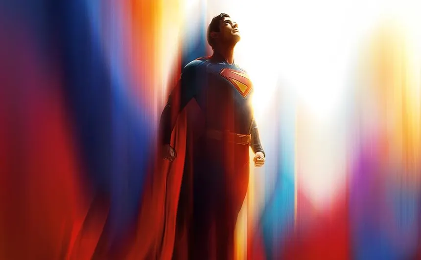 A promotional image for the movie featuring Superman.
